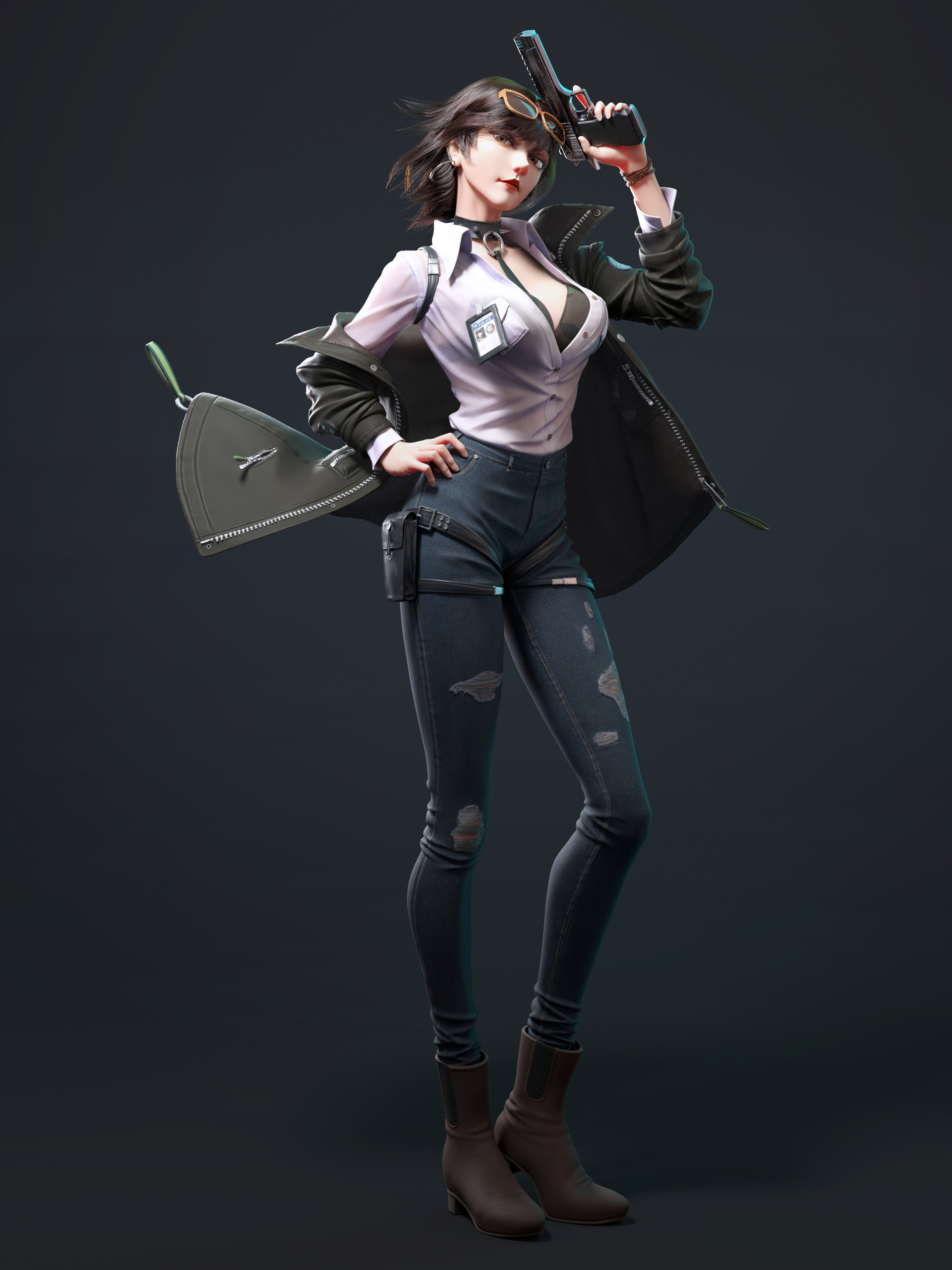 美女沐浴诱人图_美女打底衫显诱人身材诱惑图片_3d诱人美女