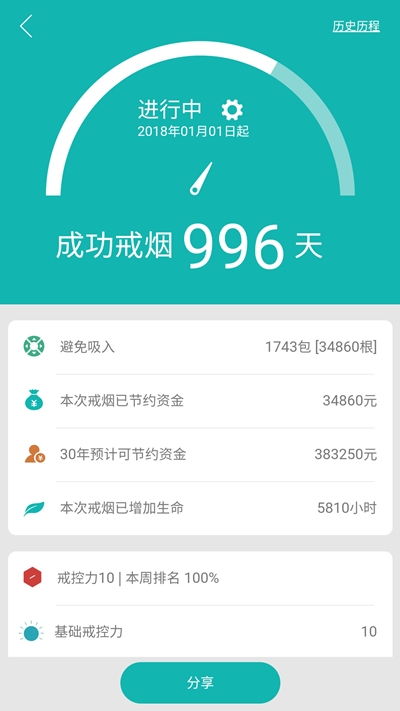 今日抽烟打卡 