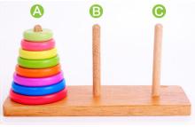 6层汉诺塔游戏解法图,破解经典难题