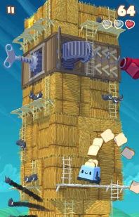 一只鸡爬梯子的游戏